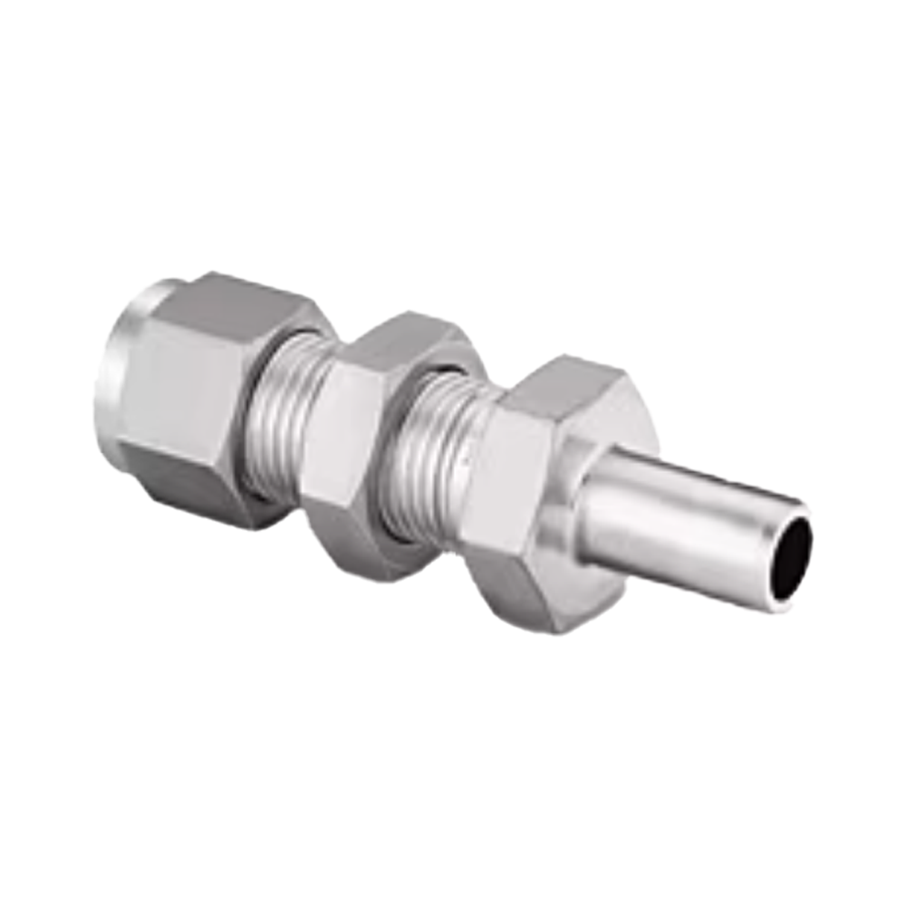 Фитинг-адаптер с ниппелем под обжим с креплением на панель, NAI-LOK, NRB-4