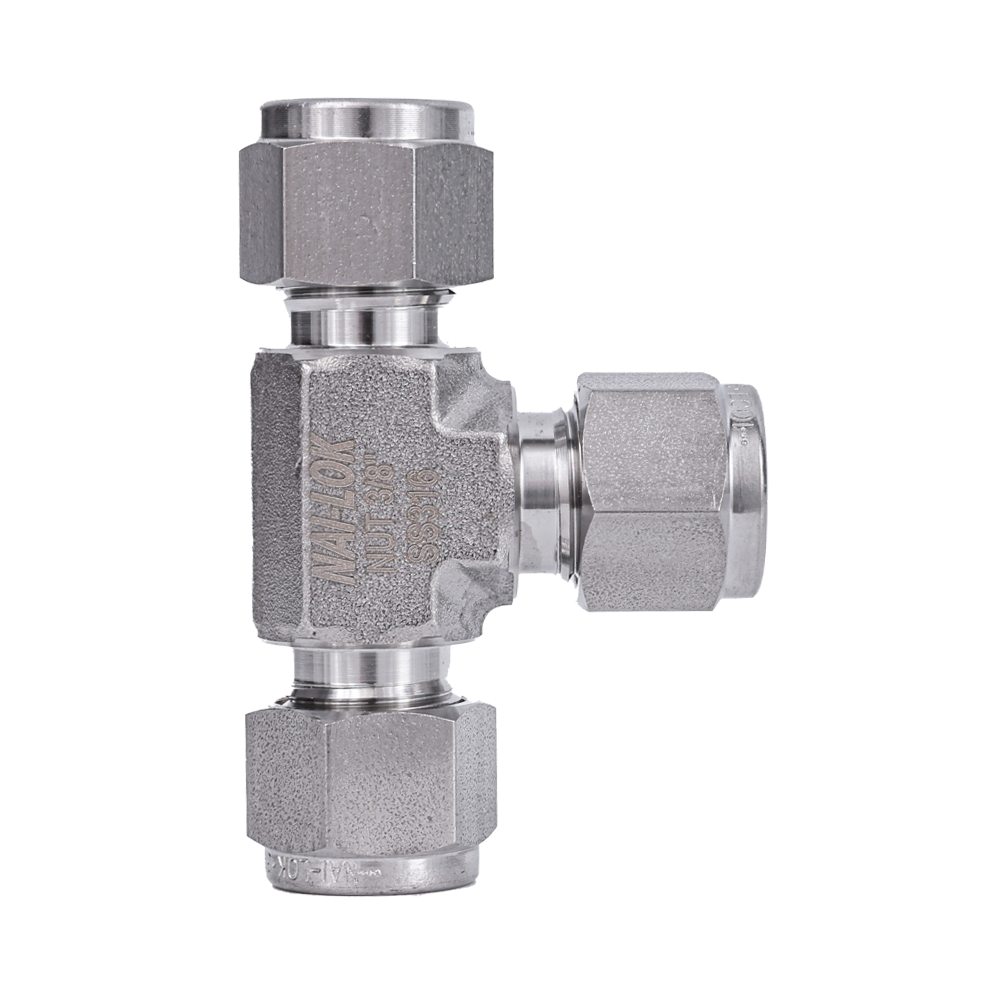 Соединитель трубный равнопроходной тройник, NAI-LOK, NUT-4